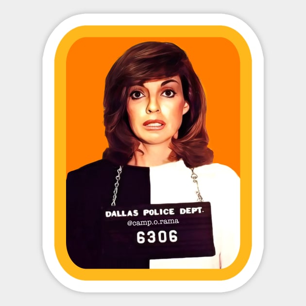 Sue Ellen Ewing Sticker by Camp.o.rama